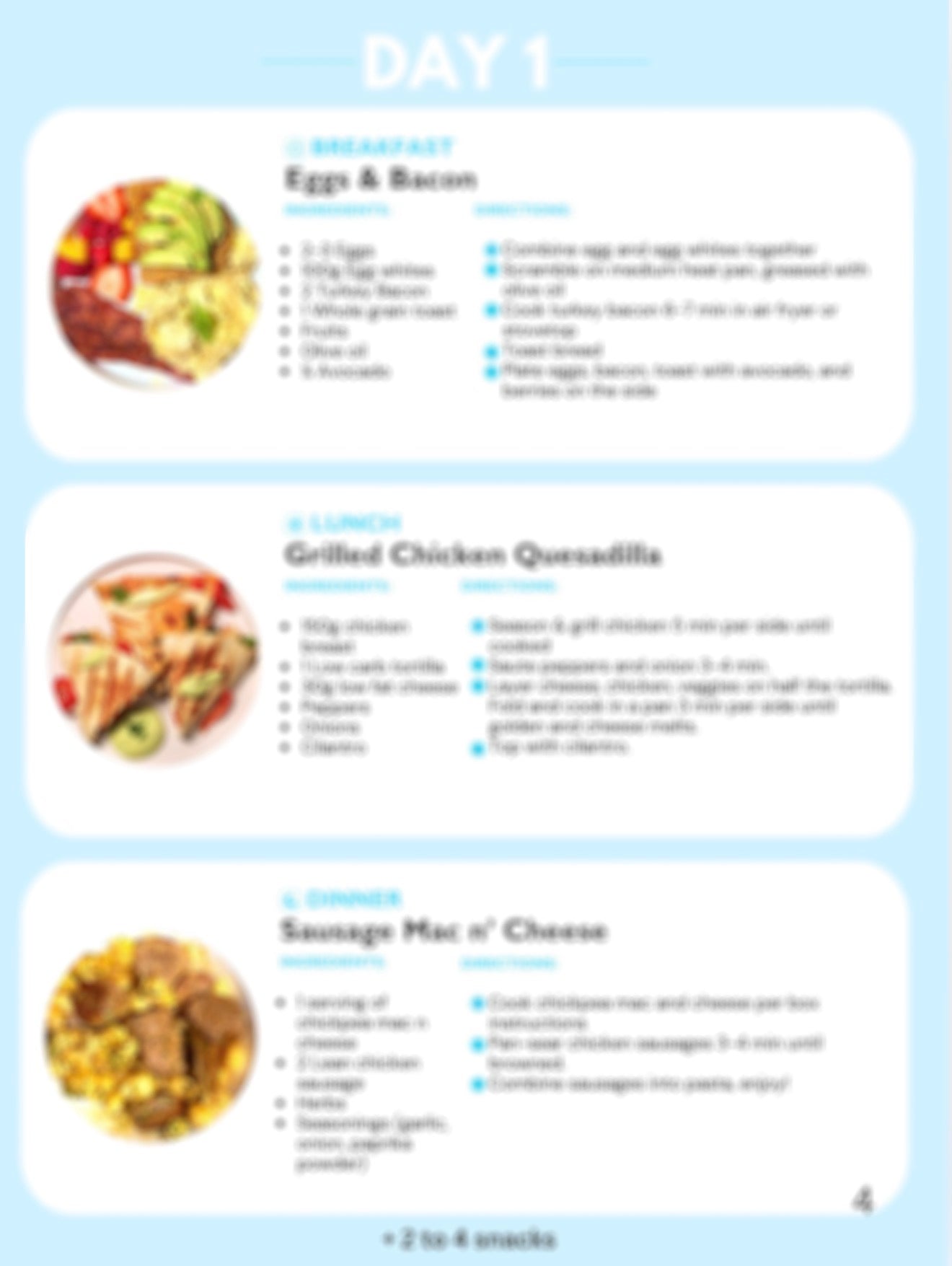 4 -Week Muscle Meal Plan - Meals + Snacks Made to Grow Muscle (By Scarlet Birkas)