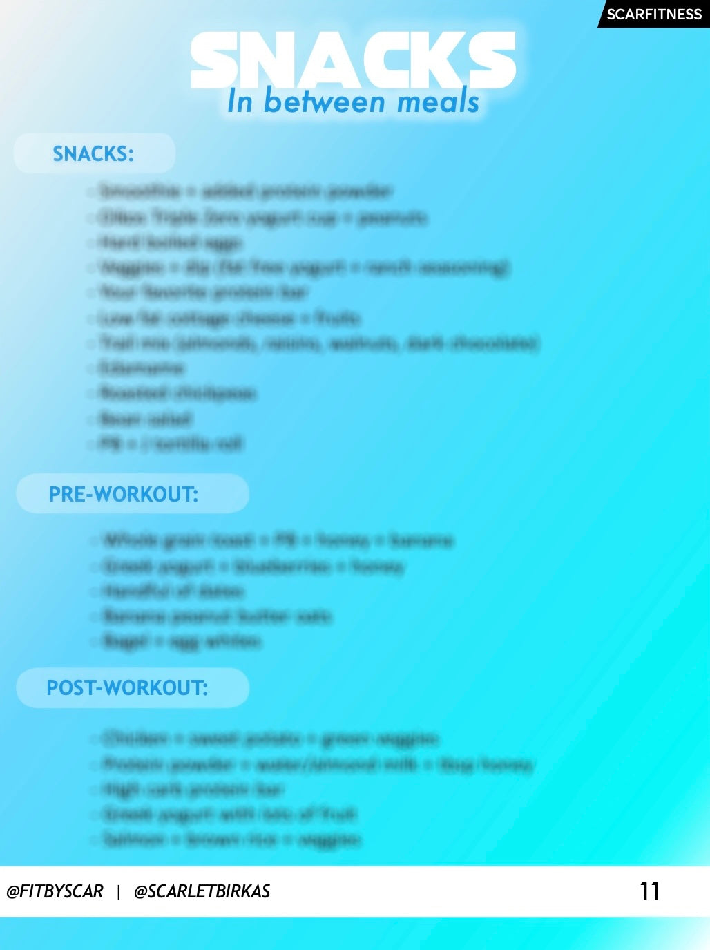 4 -Week Muscle Meal Plan - Meals + Snacks Made to Grow Muscle (By Scarlet Birkas)